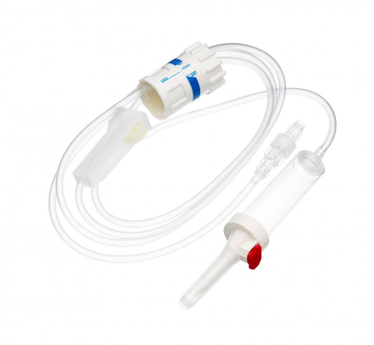 BD Alaris Gravity Infusion Set with Precision Flow Controller Rotating/Single Scale